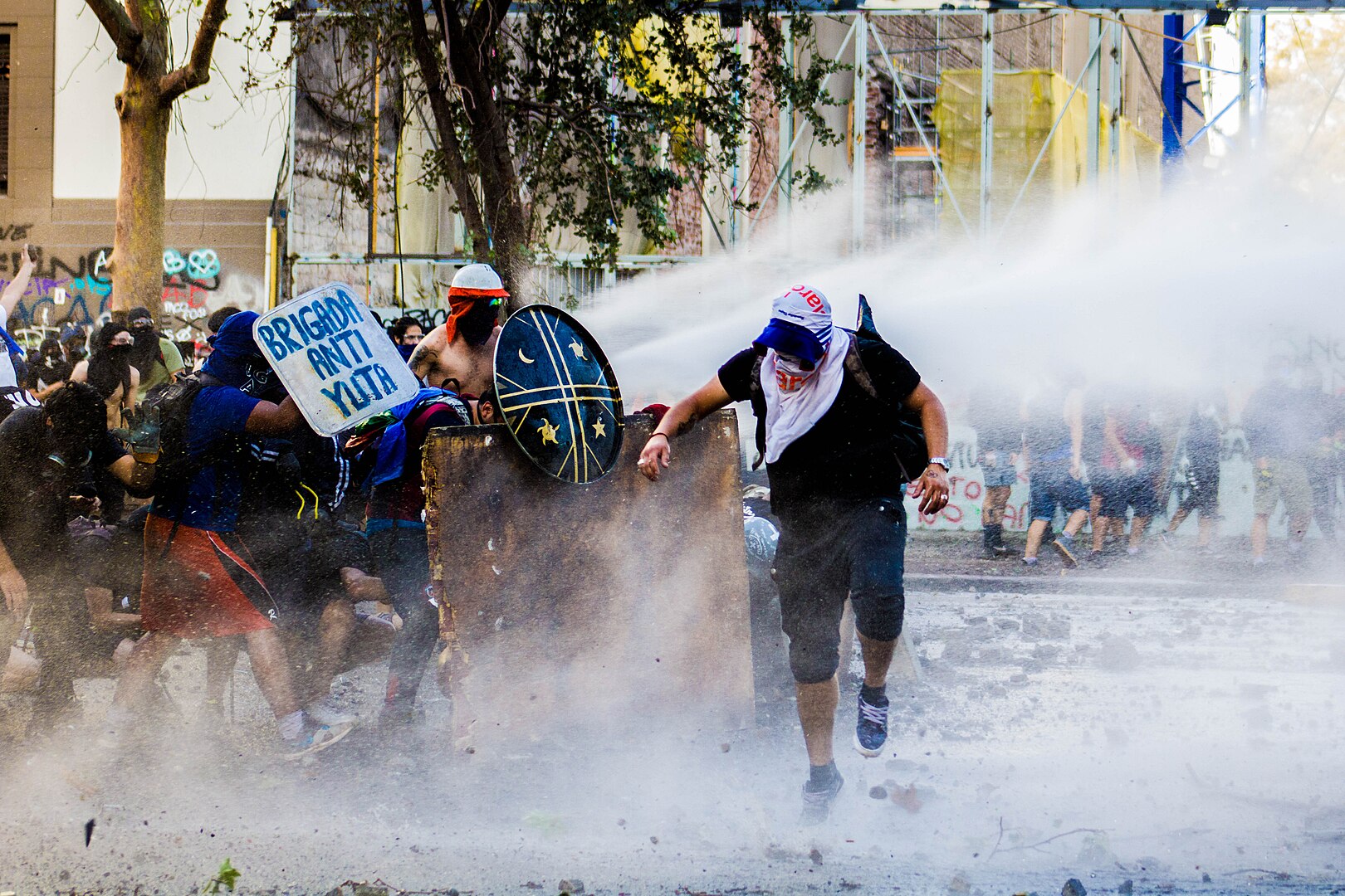 Chilean protestors