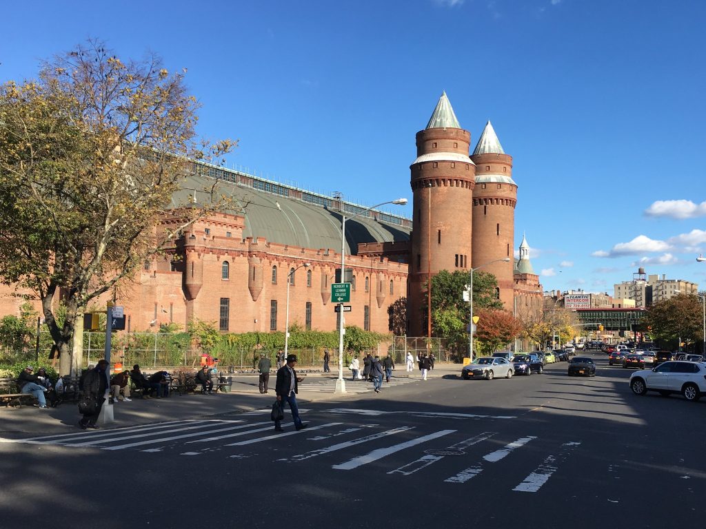 The Kingsbridge Armory in the Bronx in New York City