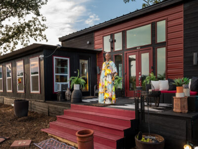 Jewel Pearson launched Tiny House Trailblazers in 2016 to advocate and create a safe space for other Black tiny home owners.
