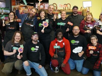 grocery coop, Member-owners of Monadnock Food Co-op in Keene, NH Credit: NFCA