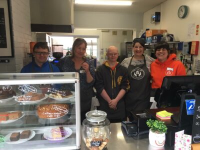 No Limits Team: left to right Chris, Lesley, David, Sarah and Becky. Credit: No Limits