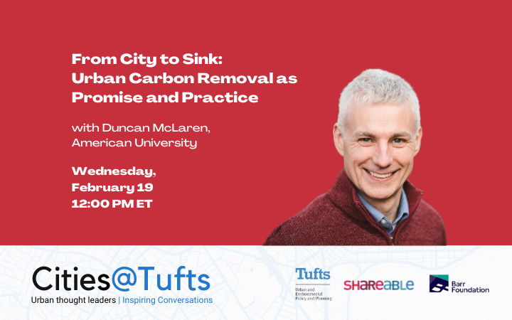 Cities@Tufts: Fro City to Sink (Flyer)