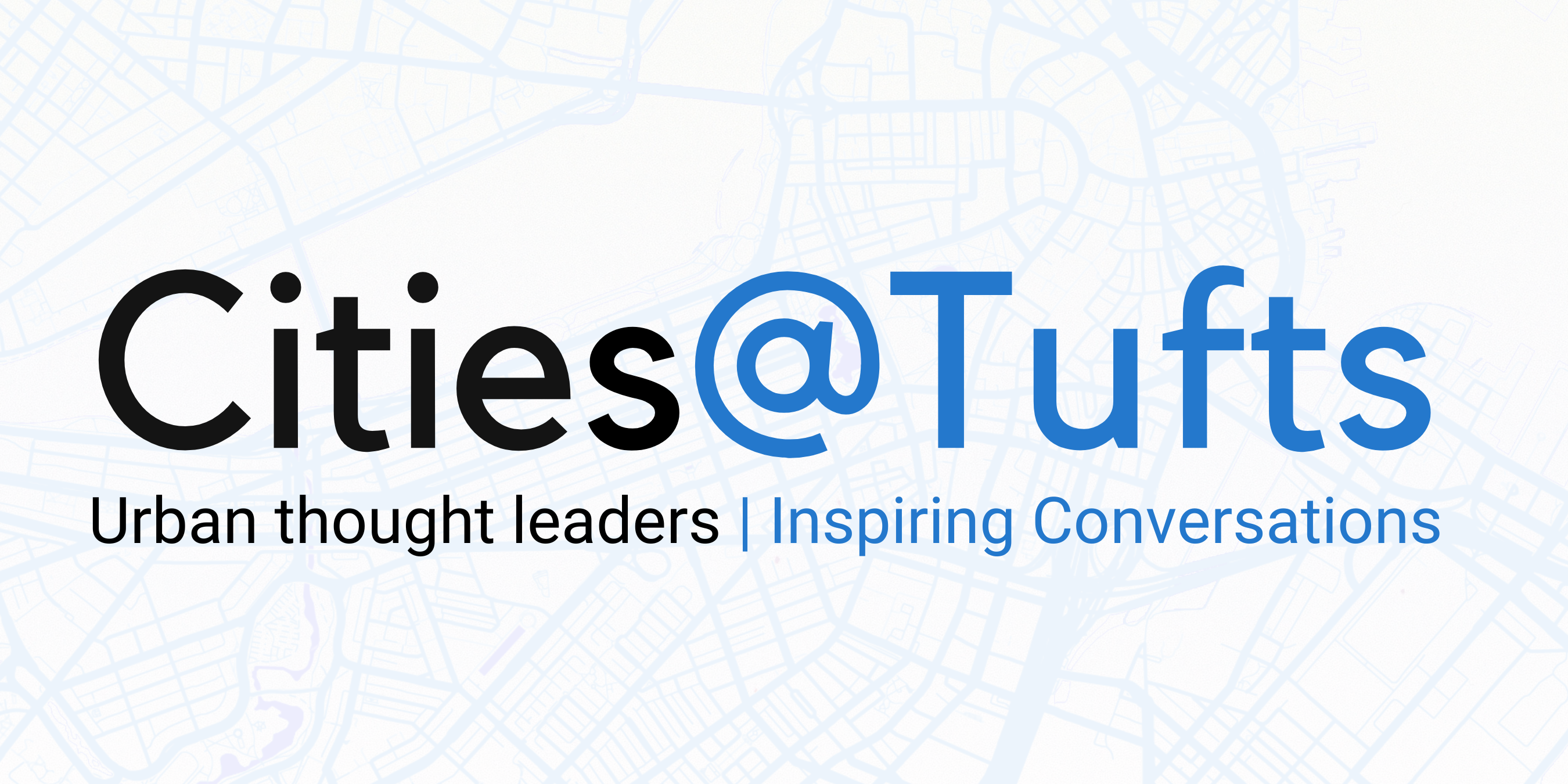 Cities@Tufts Logo and Tagline