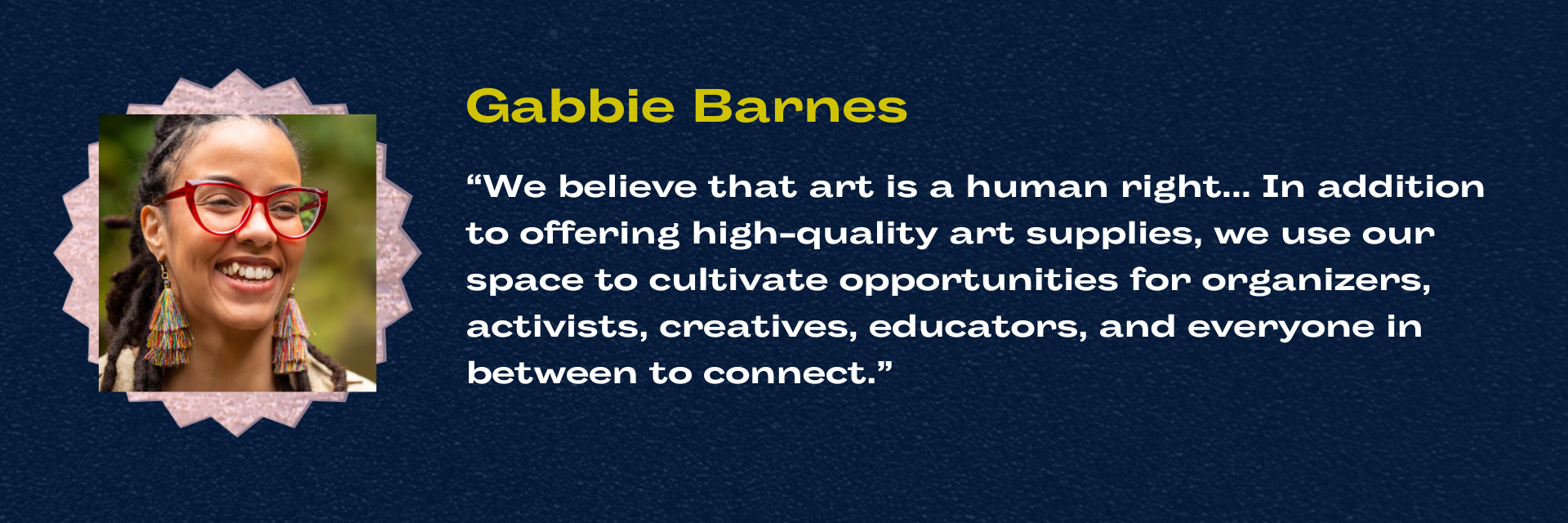 library of things fellow Gabbie Barnes