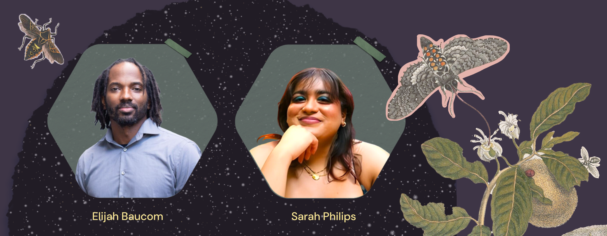 Portrait of Elijah Baucom and Sarah Philips