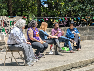 Panelists and resist and build summit